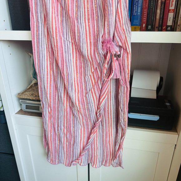 Becca by Rebecca Virtue Multicolor Woven Dress Cover-Up Size S - Picture 3 of 7